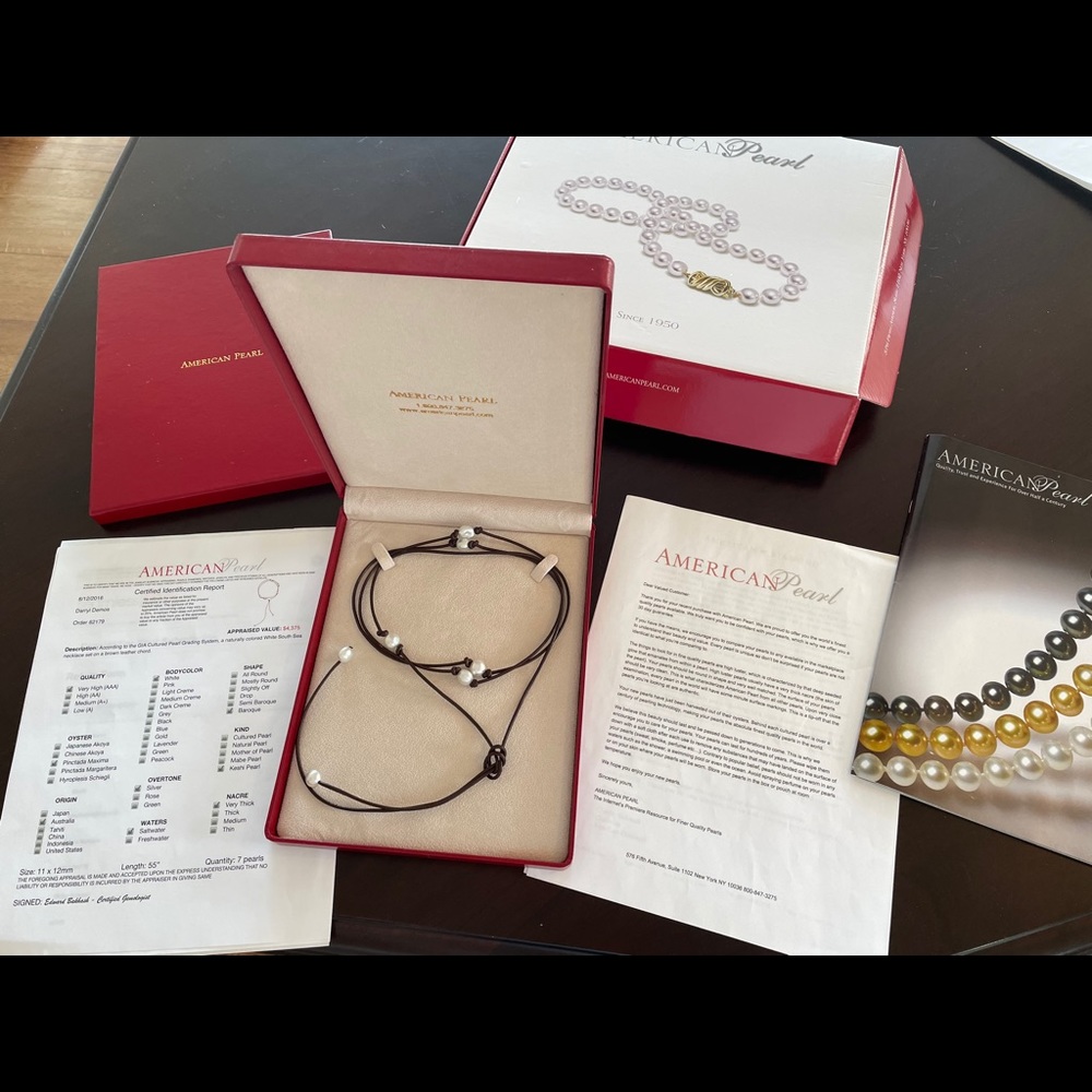 NWT American Pearl St.Barts Keshi Rope